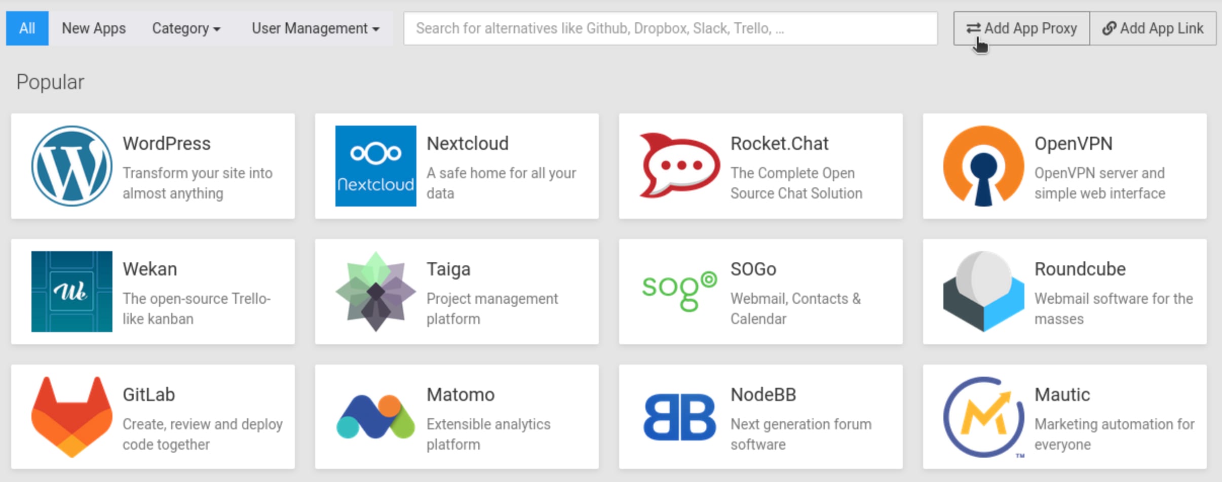 How to Use the Cloudron VPS Template The apps store in Cloudron