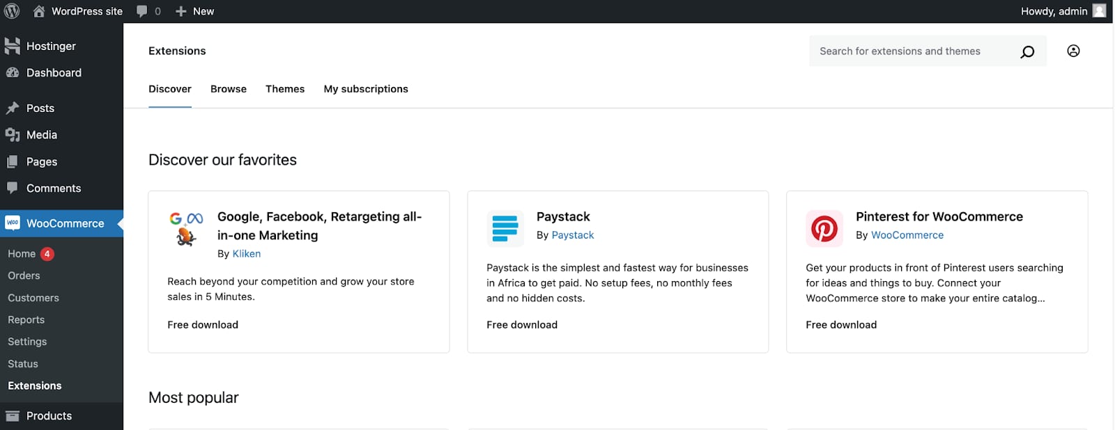 How to Use the WooCommerce VPS Template WooCommerce Extensions Store