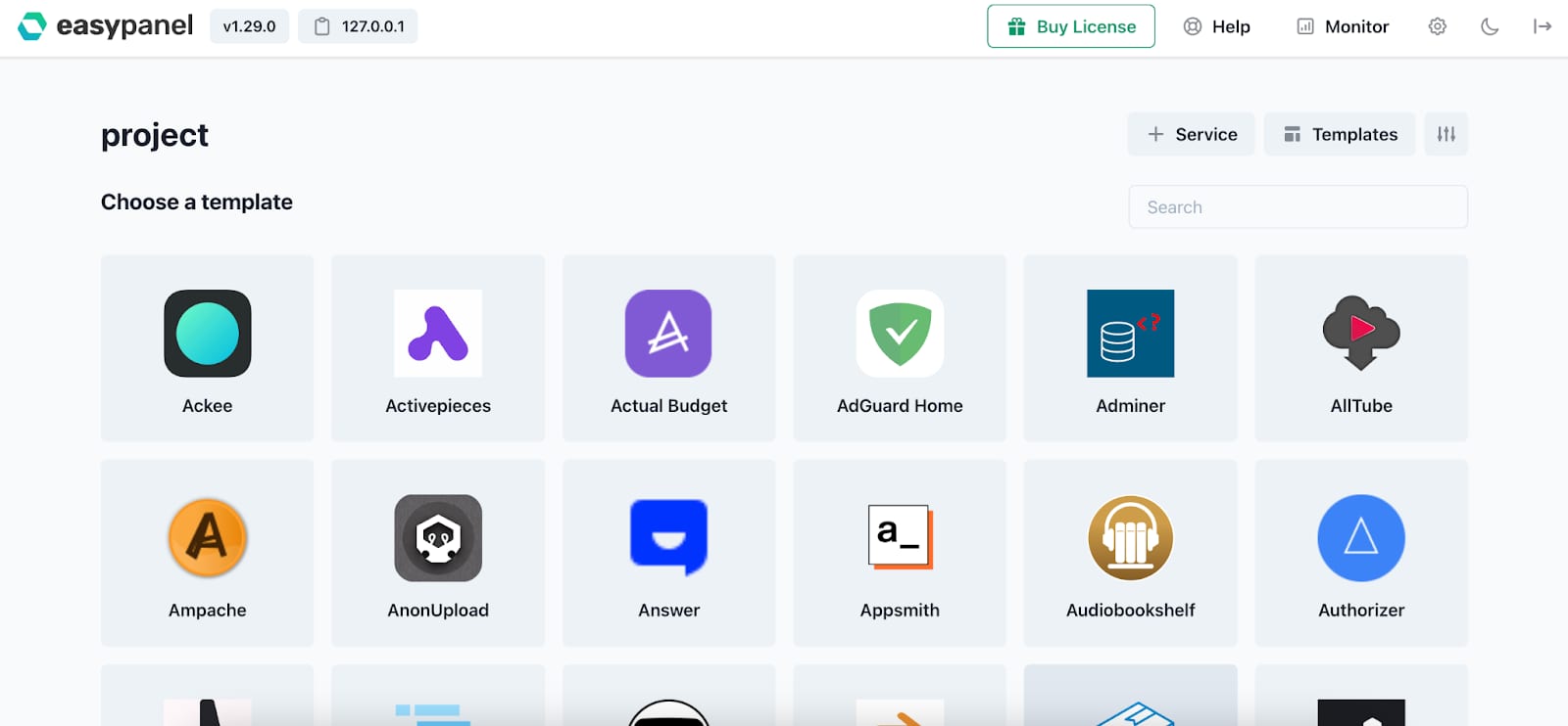 How to Use the Easypanel VPS Template