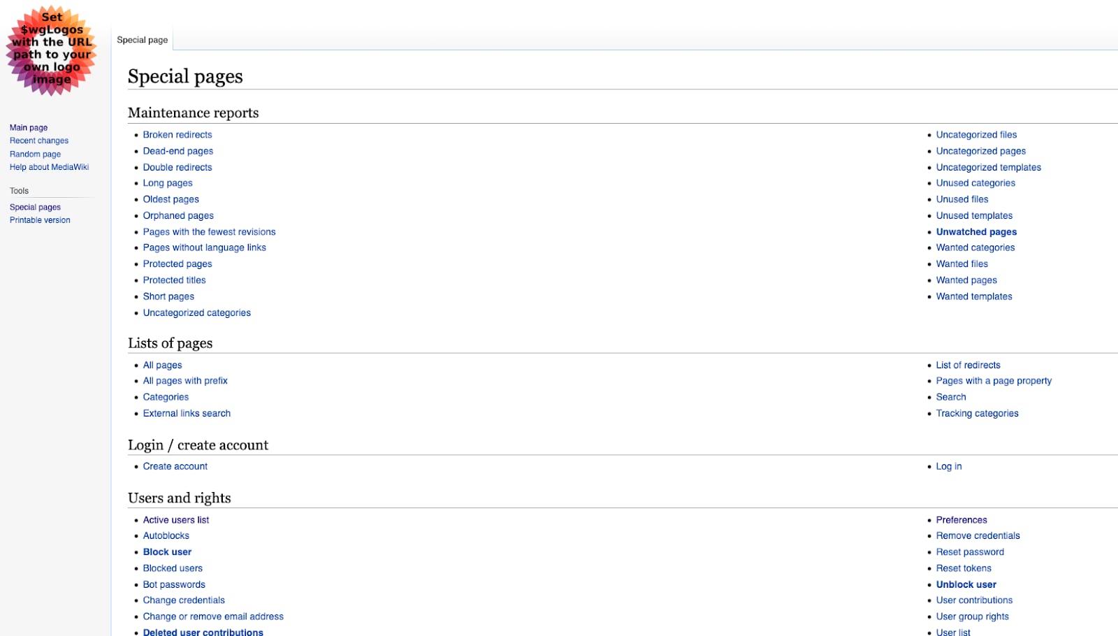 How to Use the MediaWiki VPS Template Managing users in MediaWiki