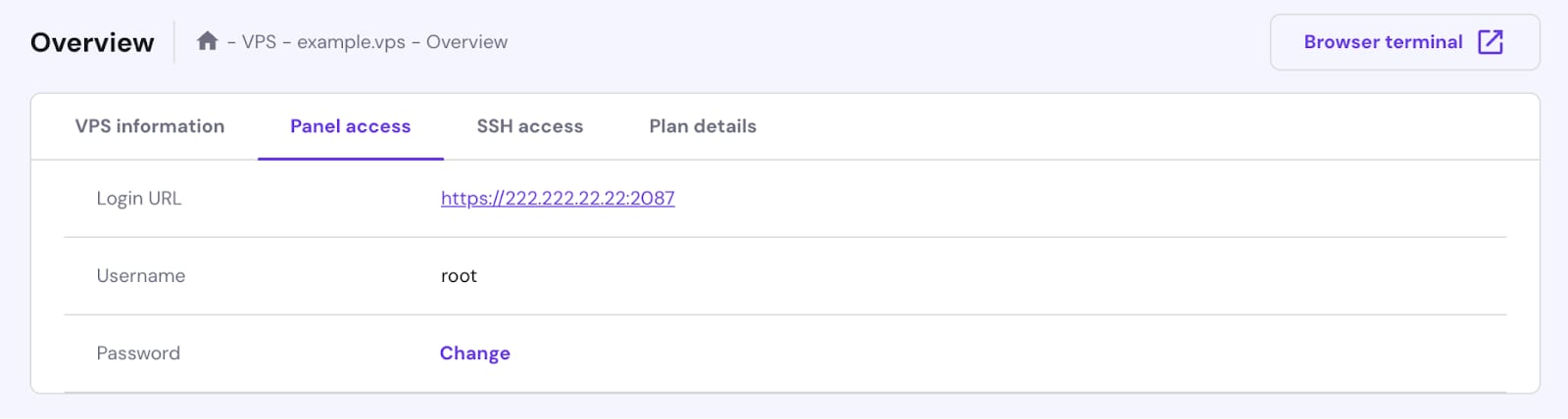 How to Use the cPanel & WHM VPS Template