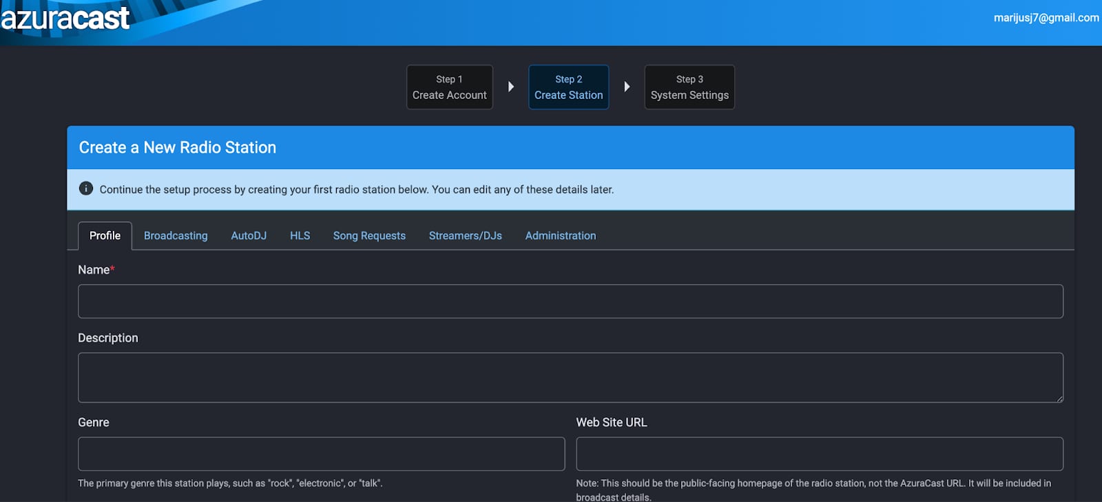 How to Use AzuraCast VPS Template How to Use AzuraCast VPS Template
