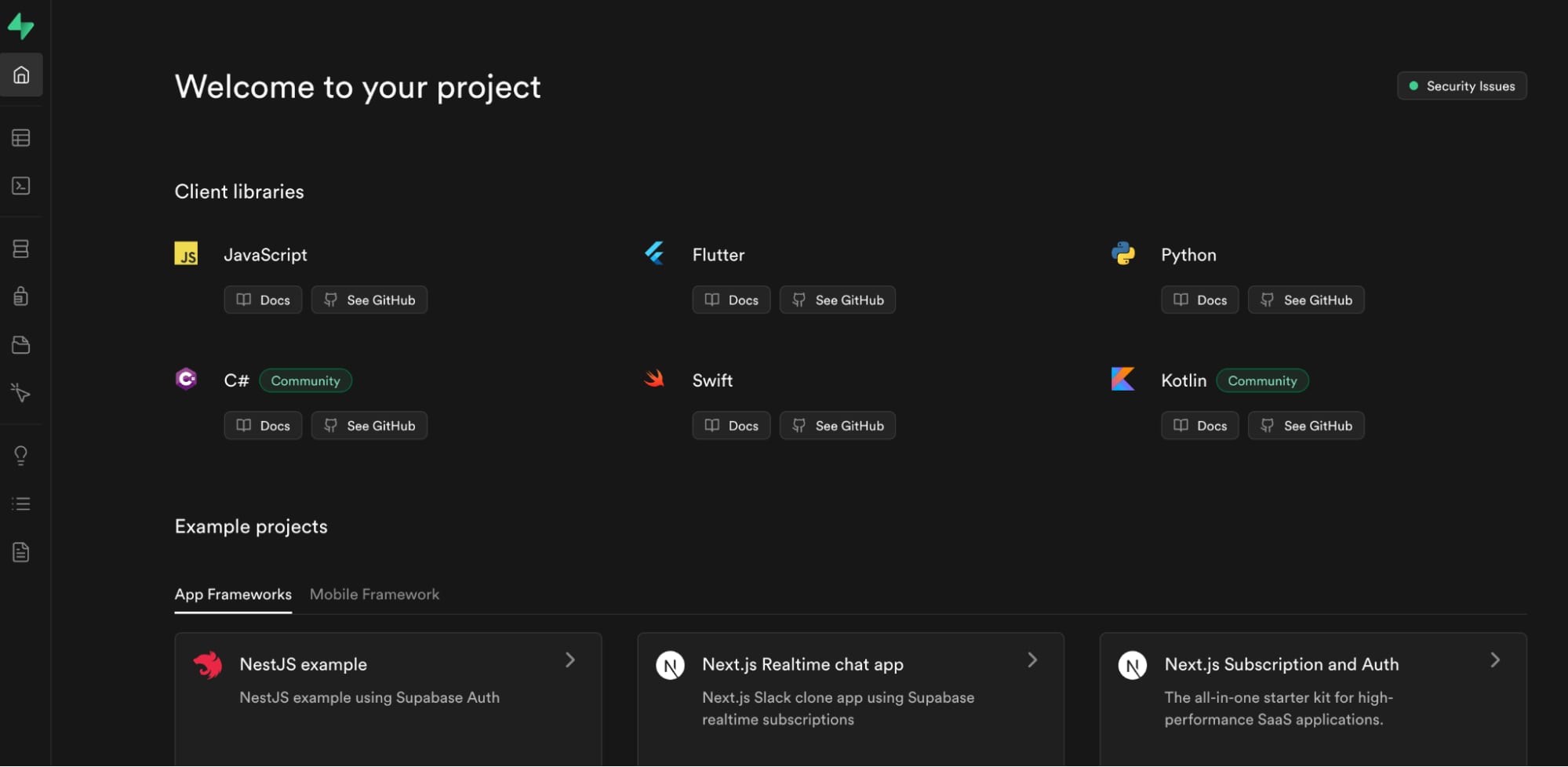 How to Use the Supabase VPS Template The Supabase dashboard