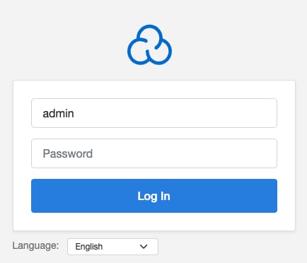 How to Use the CloudPanel VPS Template CloudPanel login panel