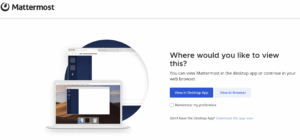 How to Use the Mattermost VPS Template Mattermost web interface