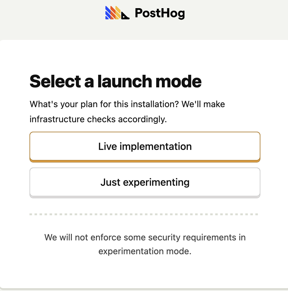How to get started with the Posthog VPS Template PostHog welcome screen